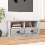 vidaXL Tv-meubel 93x35,5x45 cm bewerkt hout betongrijs, Huis en Inrichting, Kasten | Televisiemeubels, Nieuw, Verzenden