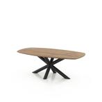 Deens ovale NOTEN tafels, 200 cm of meer, Nieuw, 100 tot 150 cm, Overige houtsoorten