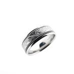 Witgouden heren ring | Novell (zirconia) (zirconia), Gebruikt, Overige kleuren, 20 of groter, Heer