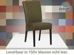 Leren eetkamerstoel Just, Huis en Inrichting, Stoelen, Bohemian, Eigentijds, Klassiek, Retro, Romantisch, Scandinavisch, Nieuw