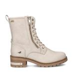 Mustang veterboots voor dames in het Wit, Verzenden, Wit, Lage of Enkellaarzen, Nieuw
