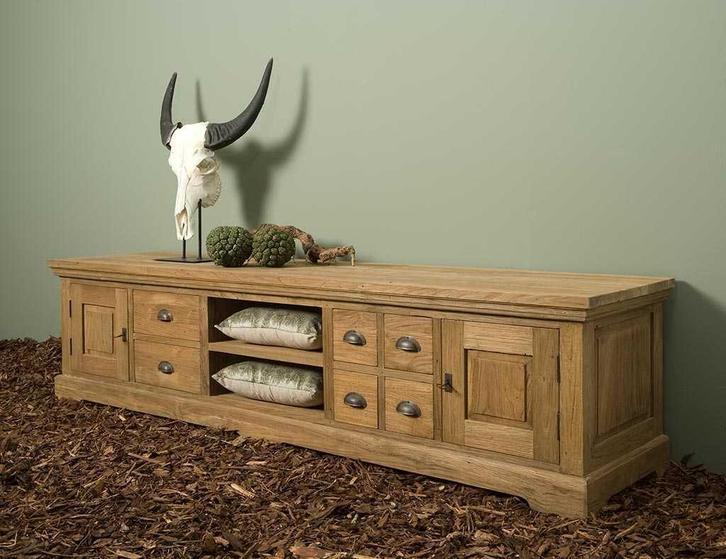 Ruim Aanbod Landelijke Industriele Tv Meubel Gratis Bezorgin, Huis en Inrichting, Kasten | Televisiemeubels, Nieuw, Ophalen of Verzenden