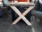 X-eettafelpoot | Setprijs! | Naturel | 10x10cm | Eikenhout, Huis en Inrichting, Ophalen, Nieuw, Industrieel