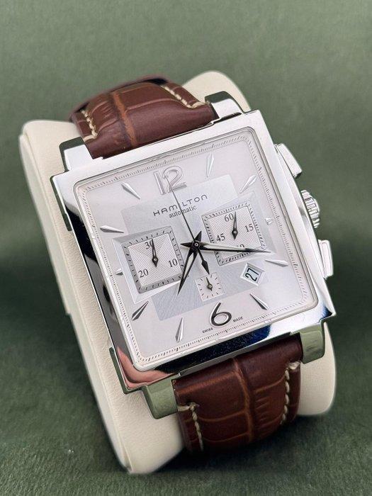 Hamilton - Jazzmaster Square Chronograph - Zonder, Sieraden, Tassen en Uiterlijk, Horloges | Heren
