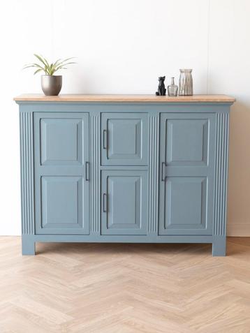 Blauw dressoir | kamerkast | kast | eiken | Vavivo beschikbaar voor biedingen