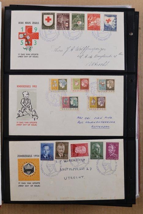 Nederland 1952/1978 - Vrijwel complete collectie FDCs in, Postzegels en Munten, Postzegels | Nederland