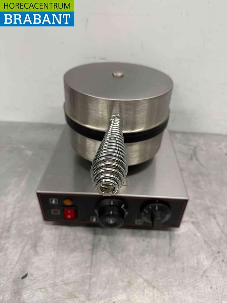 RVS Wafelijzer met timer 230V Horeca, Zakelijke goederen, Horeca | Keukenapparatuur, Nieuw in verpakking, Ophalen of Verzenden