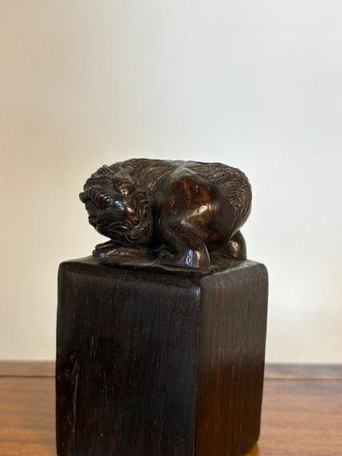 Zegel - Hout - China - Eind 20e eeuw, Antiek en Kunst, Antiek | Overige Antiek