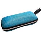 Fako Bijoux - Brillenkoker - Hard Case - Met Rits - Canvas -, Verzenden, Nieuw