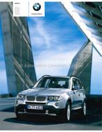 2007 BMW X3 BROCHURE DUITS, Nieuw, BMW, Author