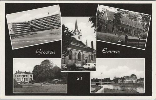 OMMEN - Meerluik Groeten uit Ommen, Verzamelen, Ansichtkaarten | Nederland, Verzenden