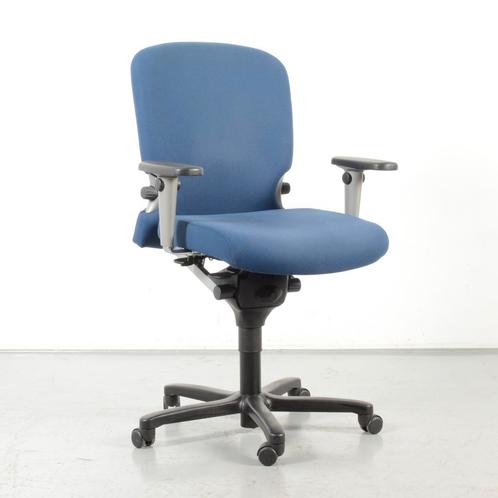 Haworth Comforto 77 bureaustoel , blauw, 4D armleggers, Zakelijke goederen, Kantoor en Winkelinrichting | Kantoormeubilair en Inrichting