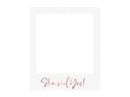 Photobooth Frame She Said Yes 59,5cm, Verzenden, Nieuw