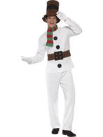 Sneeuwman kerst verkleedkleren man, Kleding | Heren, Ophalen of Verzenden, Nieuw