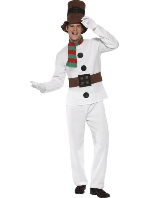 Sneeuwman kerst verkleedkleren man, Kleding | Heren, Carnavalskleding en Feestkleding, Nieuw, Ophalen of Verzenden