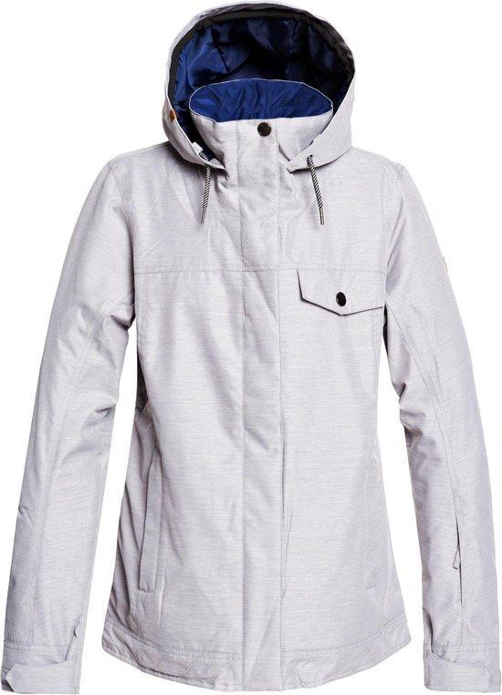 Roxy Billie Dames Ski jas - Heather Grey - Maat XS, Kleding | Dames, Jassen | Winter, Verzenden