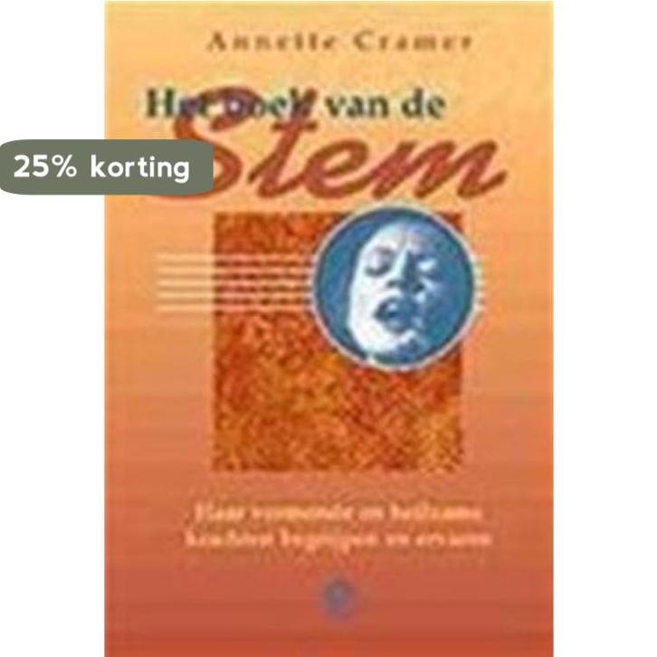 Het boek van de stem 9789062290628 A. Cramer, Boeken, Psychologie, Gelezen, Verzenden