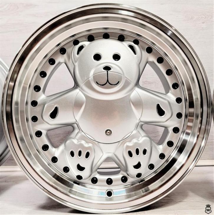 15 inch 5x100 / 5x114.3 JF Luxury - Teddy velgen, Auto-onderdelen, Banden en Velgen, Velg(en), Nieuw, 15 inch, Ophalen of Verzenden