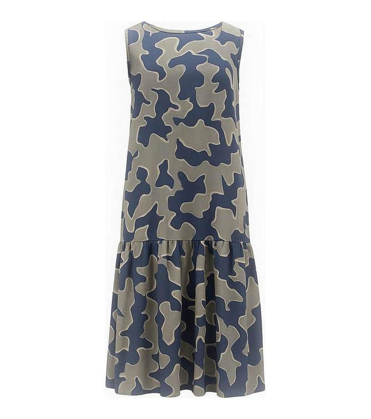 Opus Jurk in maat 36 Blauw, Kleding | Dames, Truien en Vesten, Blauw, Zo goed als nieuw, Verzenden