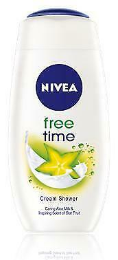 Nivea Douchecrème Free Time 250 ml, Huis en Inrichting, Schoonmaakartikelen, Verzenden