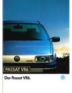 1991 VOLKSWAGEN PASSAT VR6 BROCHURE DUITS, Nieuw, Volkswagen, Author