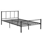 Metalen bedframe Hercules incl. bedbodem 120x200 cm zwart, Huis en Inrichting, Verzenden, Nieuw