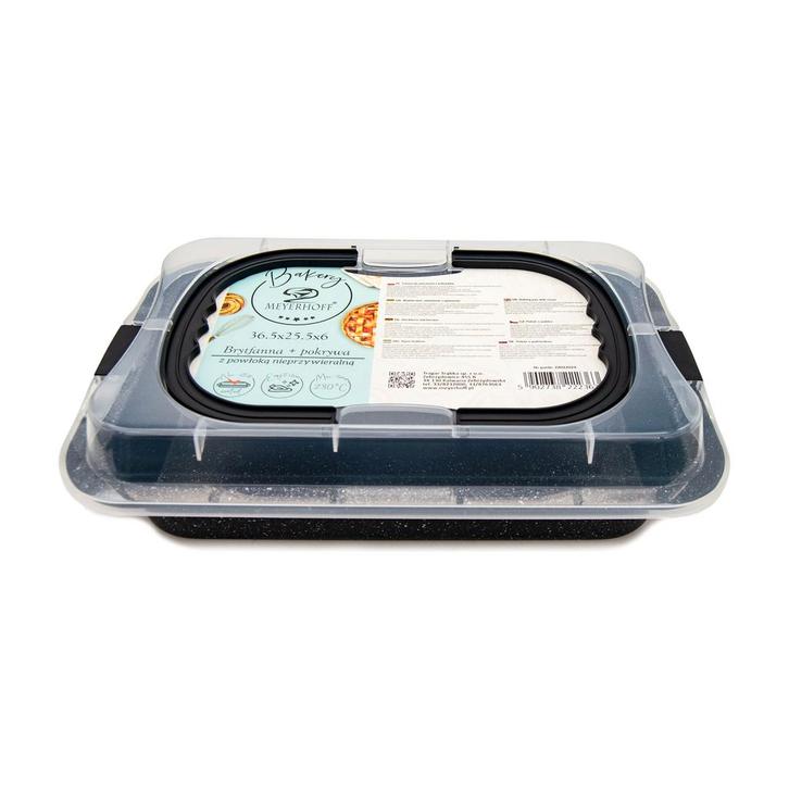 Meyerhoff Bakery Rechthoekige Cakevorm met Deksel – 36,5 x, Huis en Inrichting, Keuken | Keukenbenodigdheden, Ophalen of Verzenden