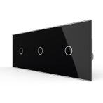 Livolo | Zwart | 1+1+1 | Dimmer | Afstandsbediening, Nieuw