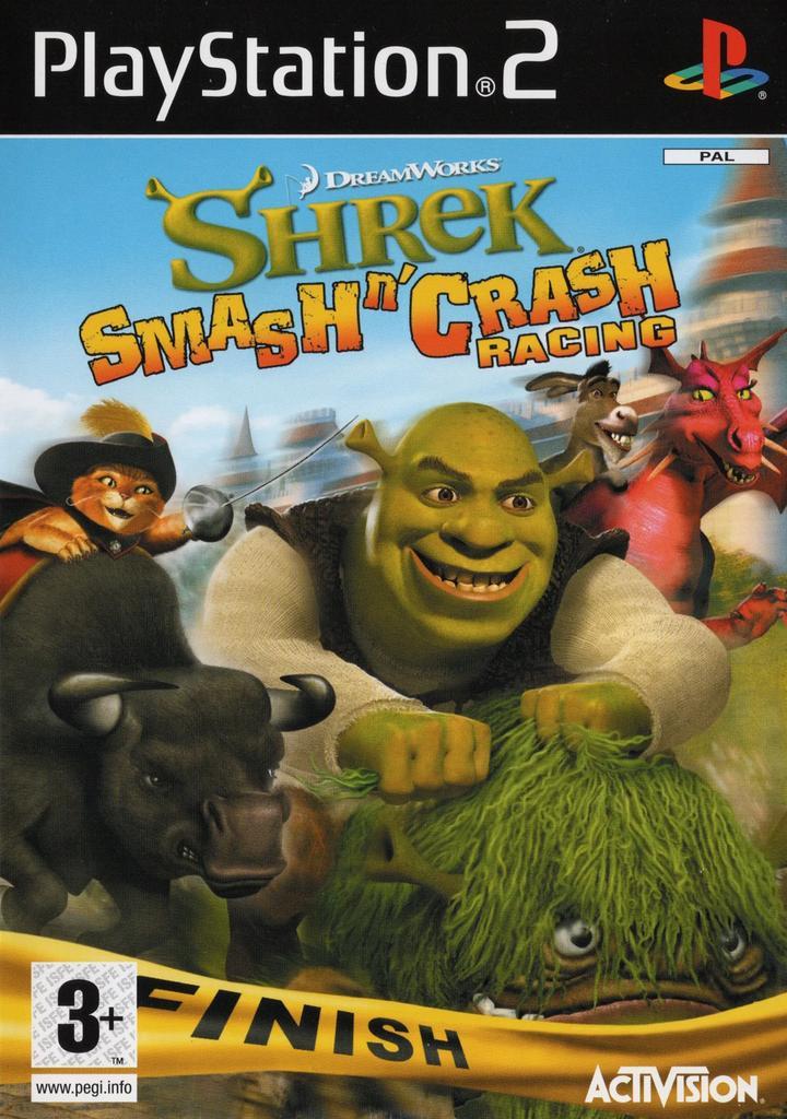 Shrek Smash n Crash Racing - PlayStation 2, Spelcomputers en Games, Games | Sony PlayStation 2, Ophalen of Verzenden