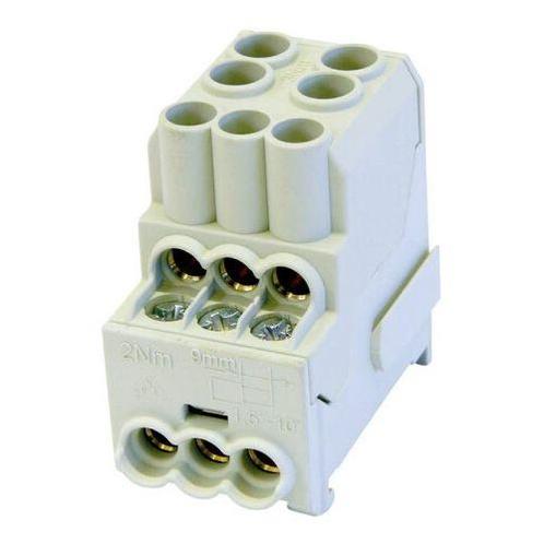 Leipold verdeelblok met 8 aansluitingen: 2 x 25mm², 6 x 10, Doe-het-zelf en Verbouw, Elektra en Kabels, Nieuw, Ophalen of Verzenden