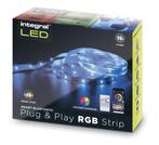 Integral Plug&Play RGB LEDstrip IP20 5meter 4.5W/M 30LED/..., Nieuw, Ophalen of Verzenden