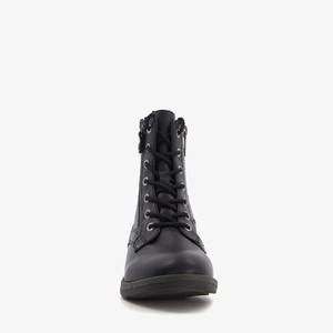 Dames veterboots online zwart