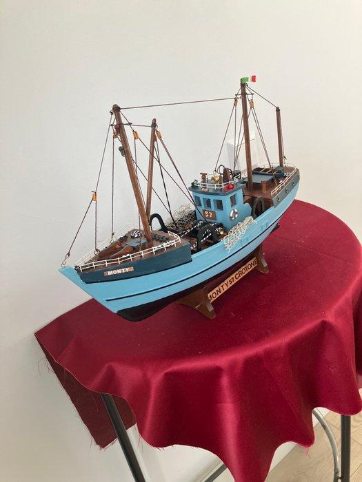Maritieme objecten - kotter Monty -57- Crotone (It) - Hout, Antiek en Kunst, Curiosa en Brocante