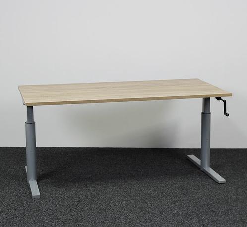 Gispen TM Slingerbureau Grijs 160 x 80 cm, Huis en Inrichting, Bureaus, Ophalen of Verzenden