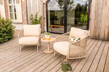 4SO Puccini/Canto loungestoelen set - Latte beschikbaar voor biedingen