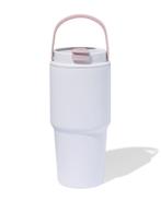 HEMA Drinkbeker met rietje 600ml rvs lavendel, Huis en Inrichting, Keuken | Servies, Verzenden, Nieuw