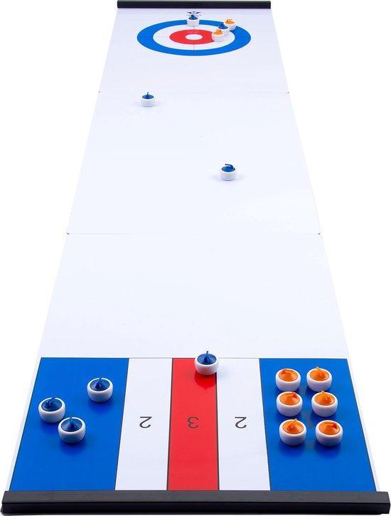 Engelhart Speelbord Voor Curling En Shuffle Wit 180 X 39 Cm, Hobby en Vrije tijd, Gezelschapsspellen | Bordspellen, Nieuw, Verzenden