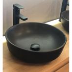 Waskom Casajoy Nero Rond 41 cm Zwart, Doe-het-zelf en Verbouw, Sanitair, Ophalen of Verzenden, Nieuw, Overige typen