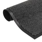 vidaXL Droogloopmat rechthoekig getuft 80x120 cm antraciet, Tuin en Terras, Deurmatten, Verzenden, Nieuw