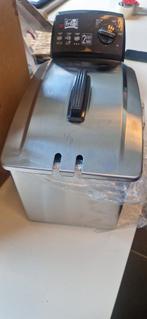 friteuse Turbo 4L Inox met stofdeksel, Verzenden, Nieuw