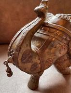 Grote Decoratieve Olifantensculptuur - Brons - India