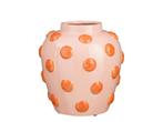 Mica Decorations Vaas Smiley - 30x30x32.5 cm - Keramiek -, Verzenden, Nieuw