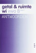 Getal en Ruimte 1 Vwo B deel Antwoorden 9789011098909, Zo goed als nieuw