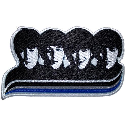 The Beatles - Heads & Stripes - Patch officiële merchandise, Verzamelen, Muziek, Artiesten en Beroemdheden, Kleding, Nieuw, Ophalen of Verzenden