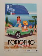 Monsieur Z - Travel Poster Portofino e Cassis French