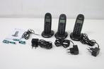 Motorola C1003 - Trio DECT telefoon - Zwart - 3 handsets, Verzenden, Zo goed als nieuw