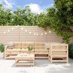 vidaXL 6-delige Loungeset massief grenenhout, Verzenden, Nieuw, 6 zitplaatsen, Loungeset