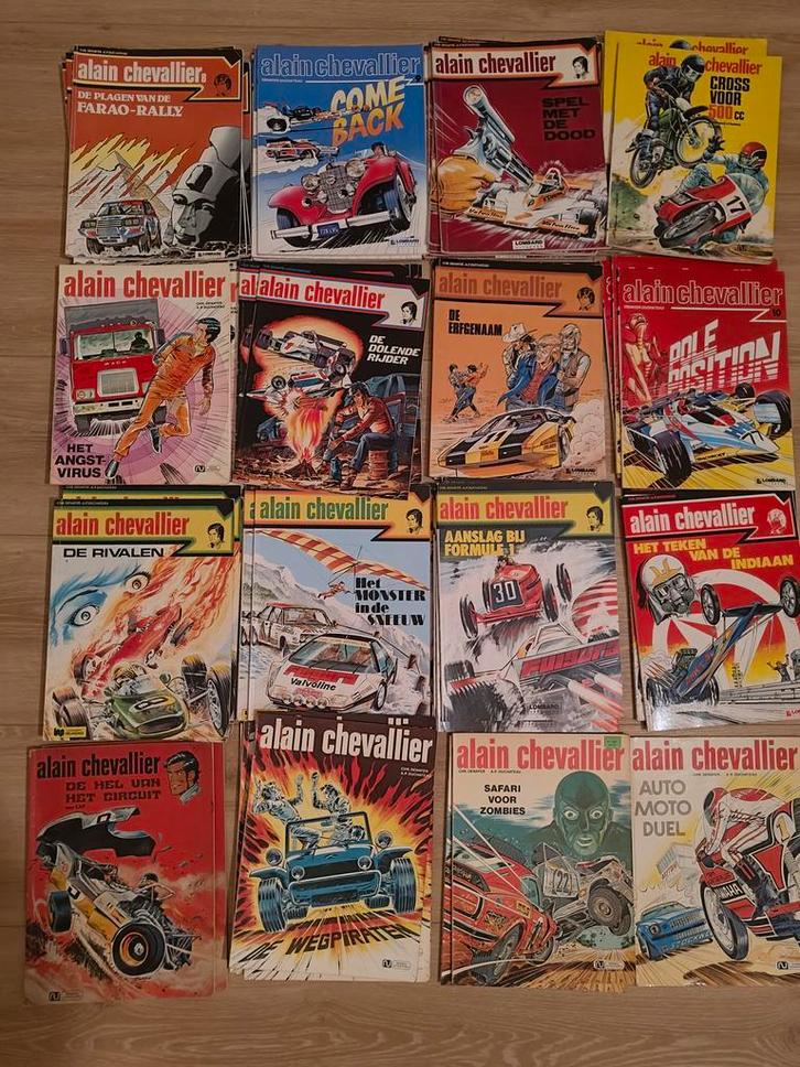 Alain Chevallier strips | autosport stripboeken kopen, Boeken, Stripboeken, Gelezen, Complete serie of reeks, Verzenden
