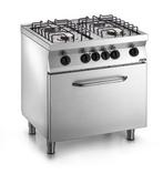 Gasfornuis Met Elektrische Oven |  4 Pits | 800x700x(H)850mm, Verzenden, Nieuw in verpakking