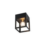 Moderne plafondlamp zwart kubus - Cela, Nieuw, Modern